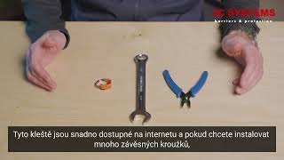 Kovový Kroužek Na Nářadí Montáž Nlg Tether Ringu 3C Systems