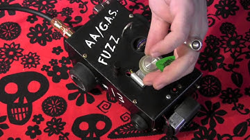 SoaringTortoise Electronics AA G.A.S. FUZZ unique recycled guitar pedal demo