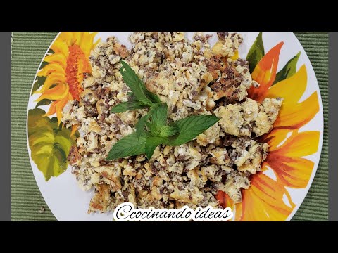 Carne molida con huevo facilita