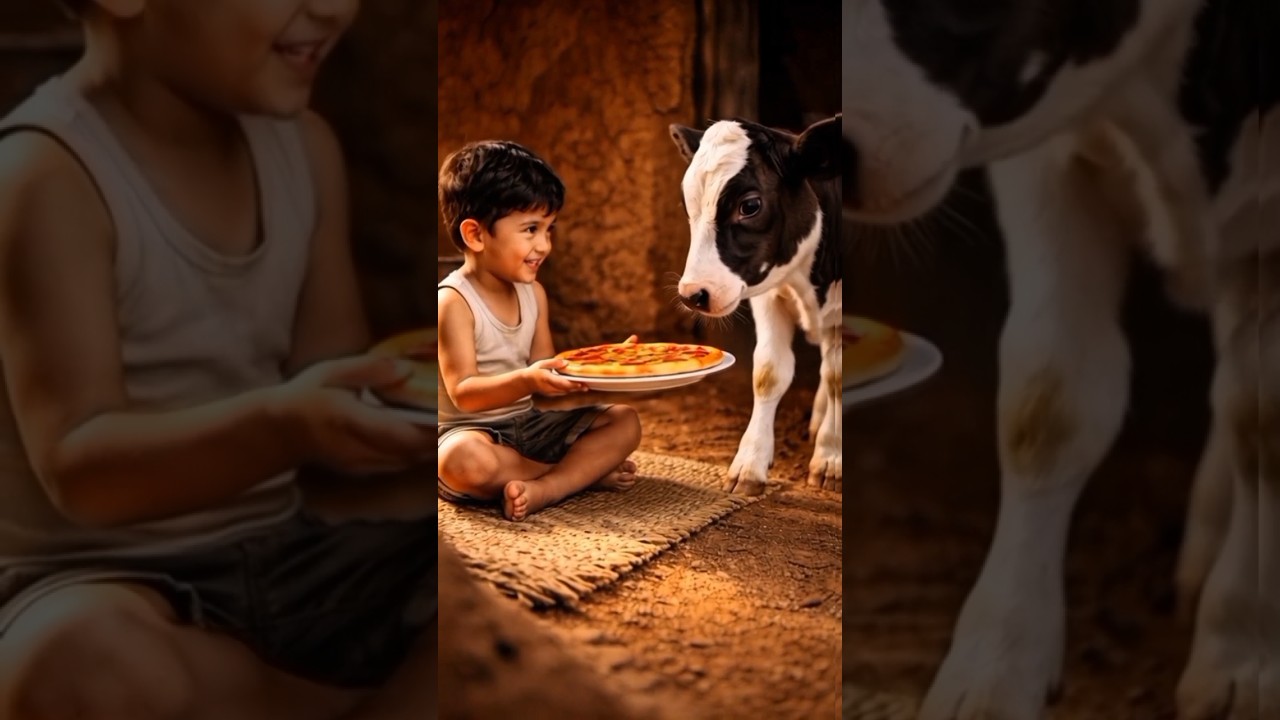 GAREEB BACHA AND CALF❤️ IMOTIONAL STORY 🥹🥺