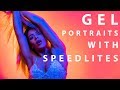 Gel portrait photography with budget speedlites
