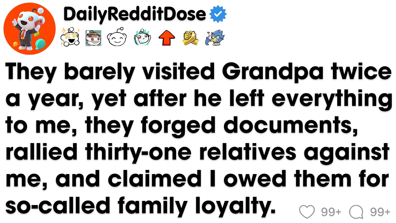 Grandpa left me everything, and the relatives who ignored him suddenly forged legal papers, called..