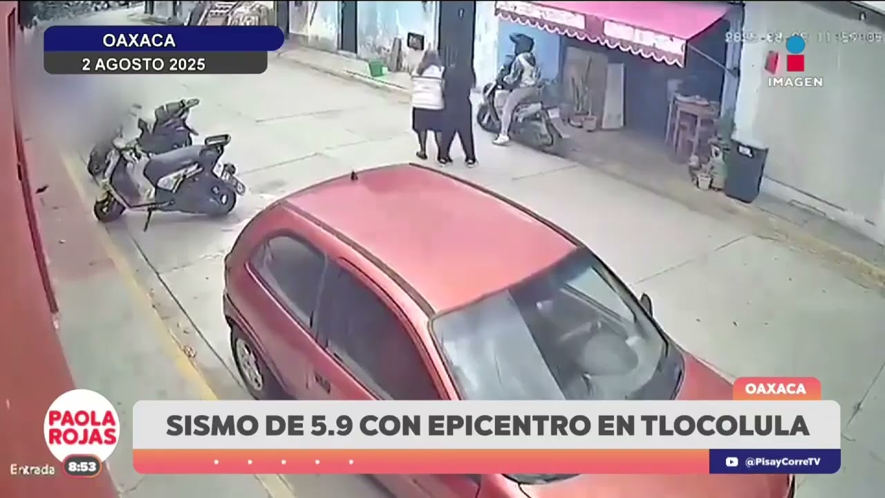Sismo de 5.9 sacude a México con epicentro en Oaxaca