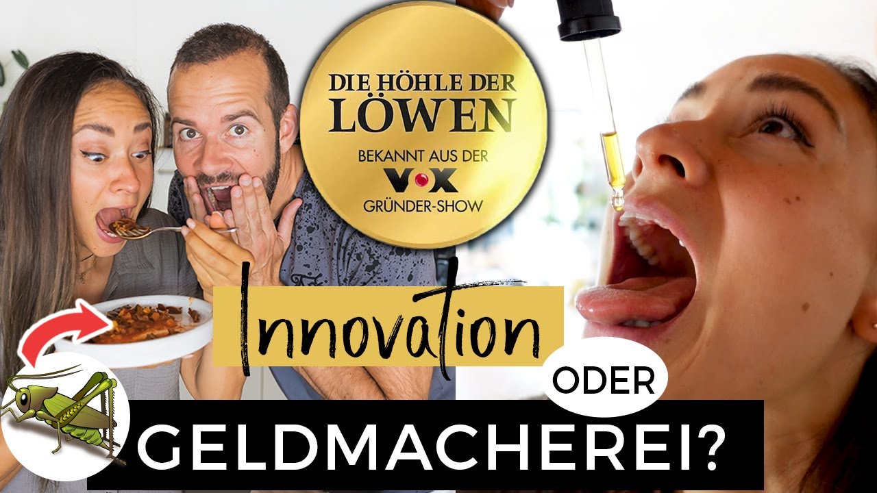 HÖHLE DER LÖWEN Fitness Produkte TEST - Y-Food, Insektennudeln & Co. 😱?!  Alles Geldmacherei? 