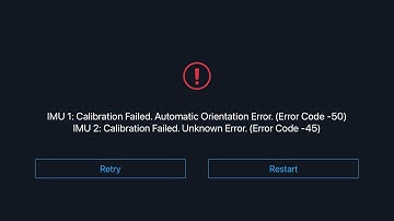 IMU Calibration Failed | IMU error DJI Phantom 4 | Error Code  50