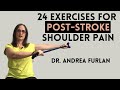 Exercises for post-stroke shoulder pain by Dr. Andrea Furlan MD PhD, specialist in Physiatry.