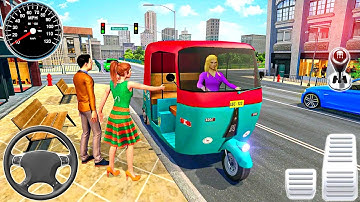 Indian Auto Rickshaw Game - Tuk Tuk Auto Rickshaw Game 3D - Android Gameplay #3