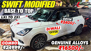Swift 2025 Base To Top ✅ Swift Lxi To Zxi 2025 ✅ Swift Modified 2025 🔥 Swift Foglamp🔥Swift Rear ac ✅