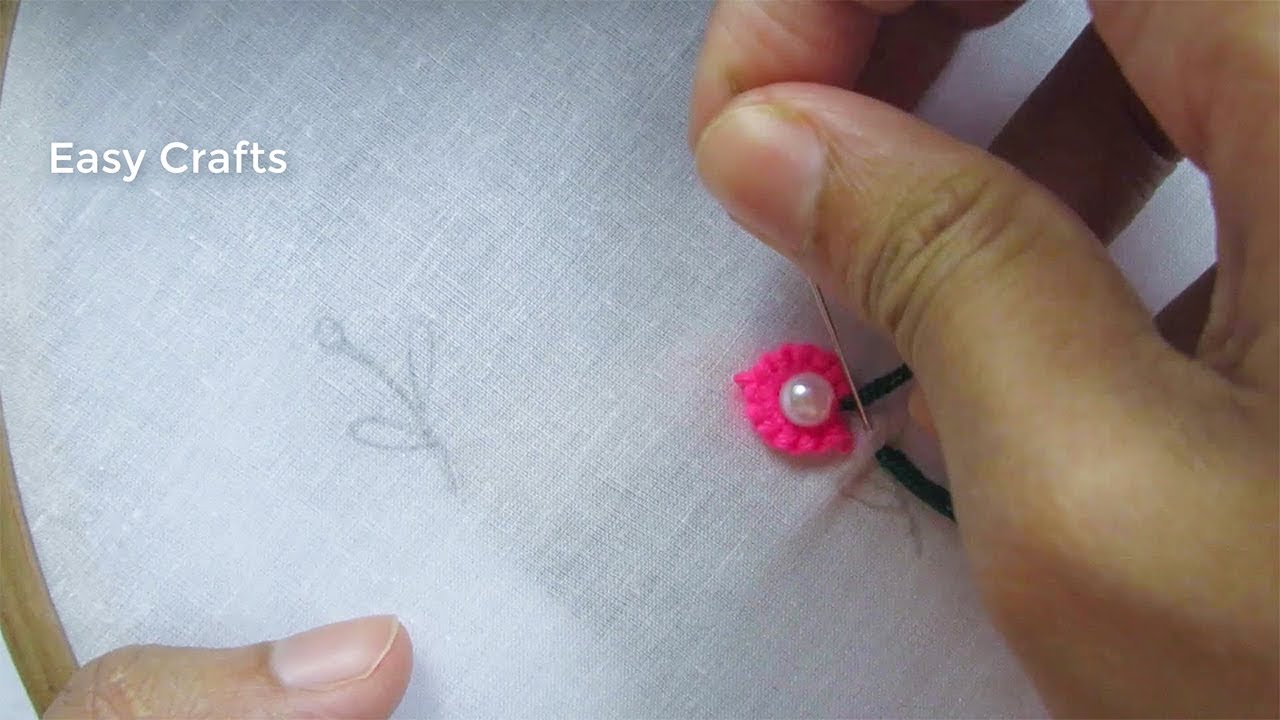 Very easy and simple hand embroidery design,Modern embroidery design ...