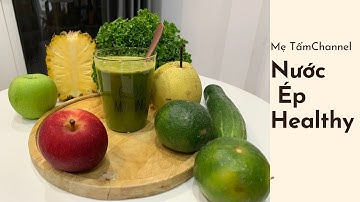 NƯỚC ÉP CẦN TÂY CAROT TÁO XANH | Nước uống Healthy | Mẹ Tấm Channel