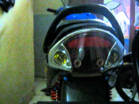 Lampu Led Rtd 3 Sisi Pemasangan Pada Motor Shogun 125 Youtube