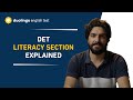 The DET - Literacy Section Explained