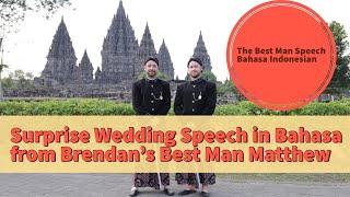 Bule pidato pakai bahasa Indonesian