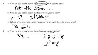 Algebra Unit 5 Lesson 2