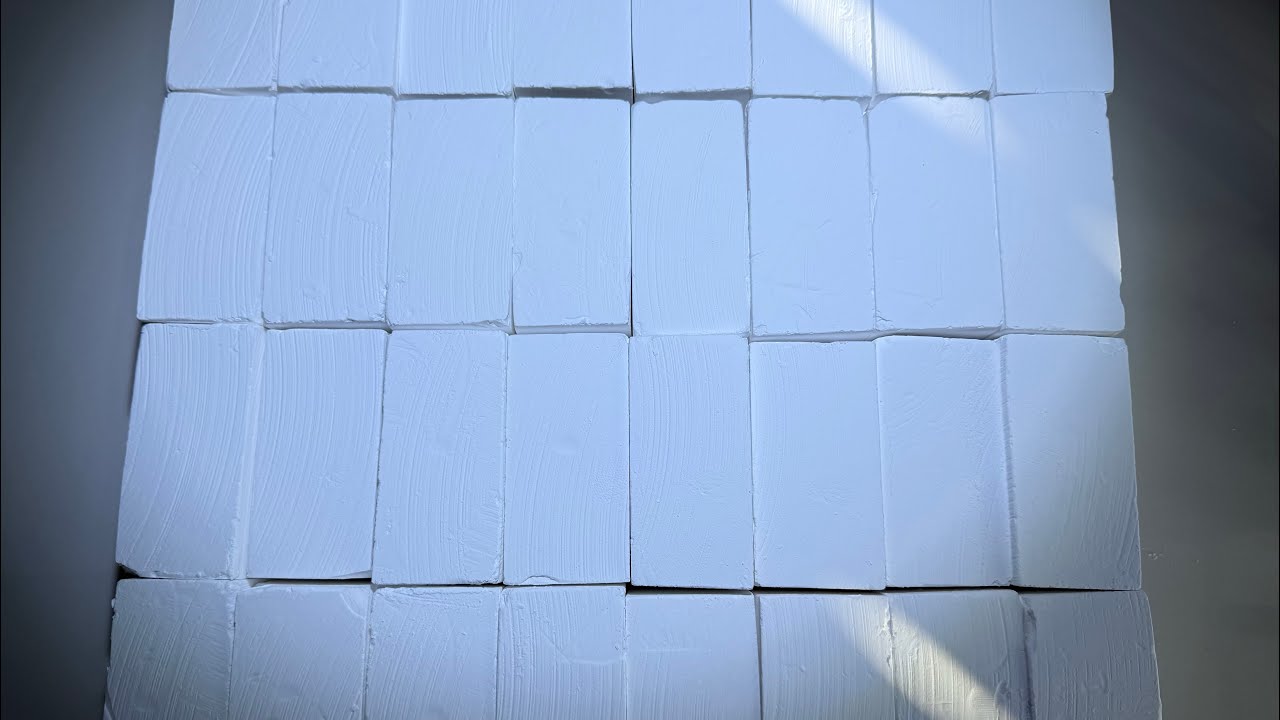 32+ Pure white gym chalk丨大场面粉笔脆脆丨Oddly Satisfying