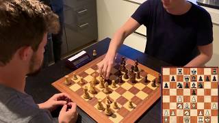 Magnus Carlsen vs. Club-Spieler, Blitz-Schach