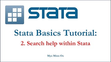 Stata Basics Tutorial: (2) Search Help within Stata