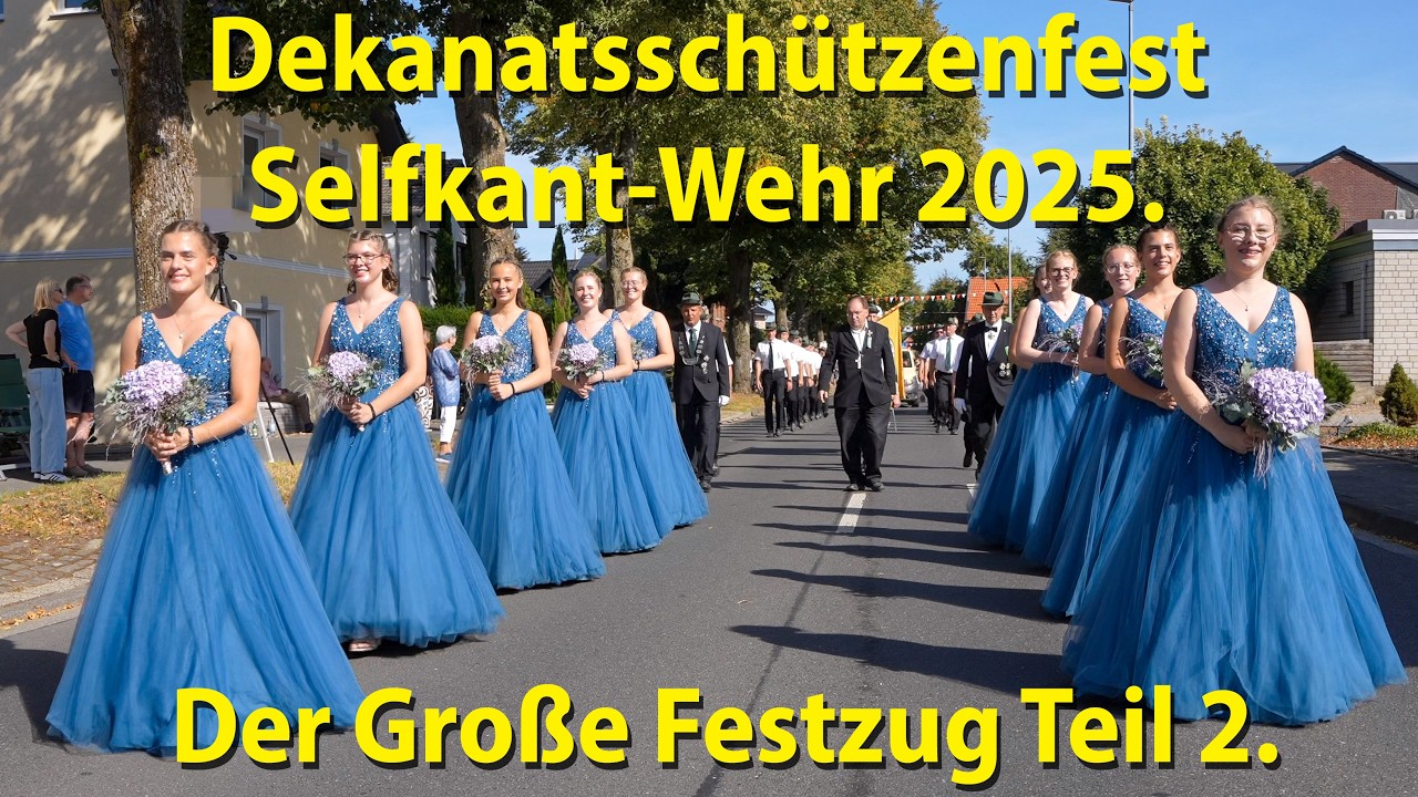 Schützenfest Selfkant-Wehr 2025 - Der große Festzug - Teil 2, Dekanat-Gangelt-Selfkant.