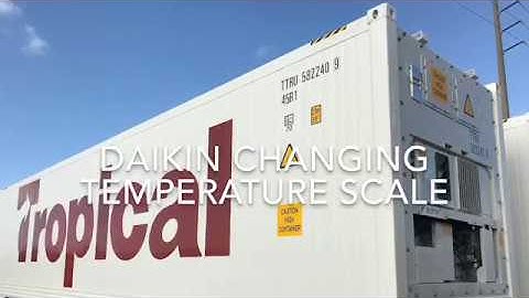 DAIKIN Changing Temperature Scale