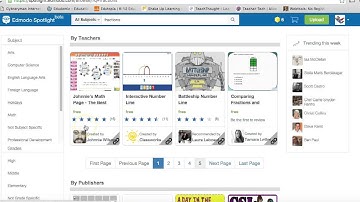How to Search for Resources on Edmodo Spotlight