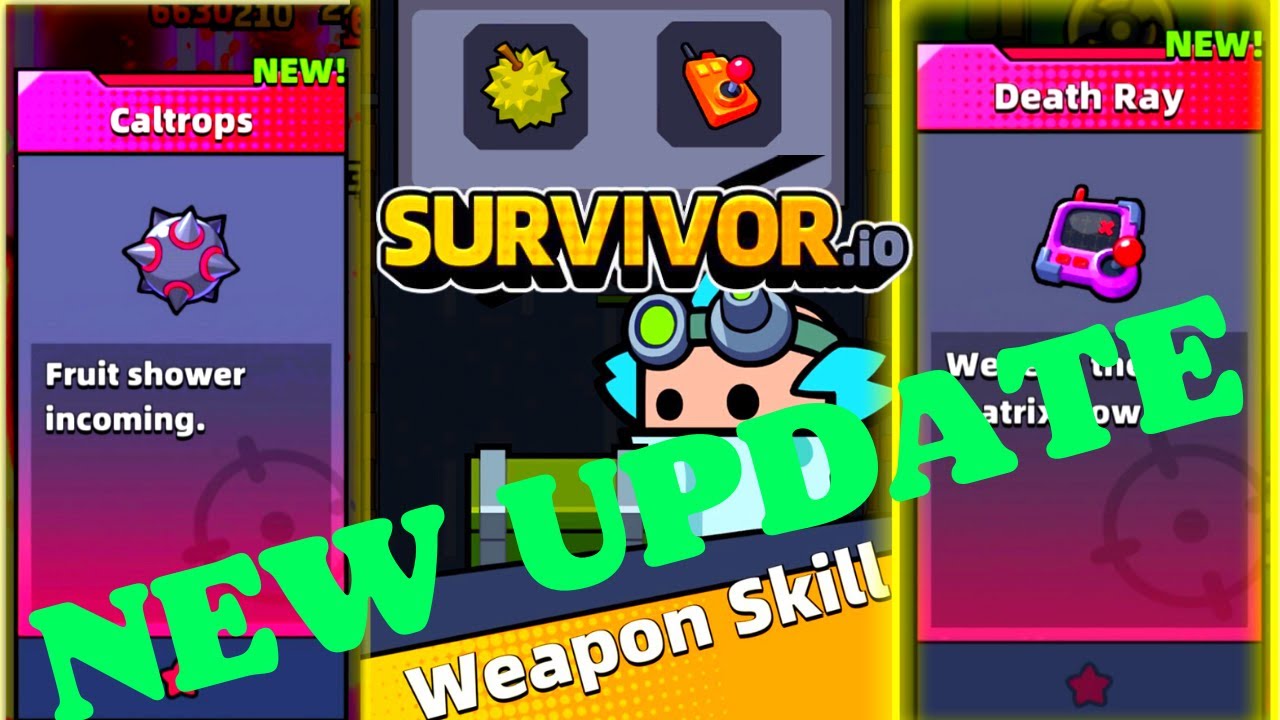 Survivor.IO NEW UPDATE 2022. NEW 2 TOP SKILLS! Patch 1.4.0.