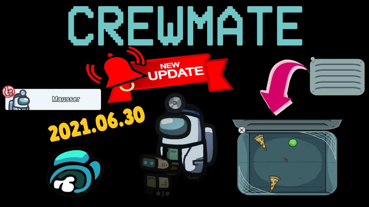 Among Us *New Update* 2021.06.30 Added Vent Cleaning Task Crewmate Gameplay [1080p60FPS