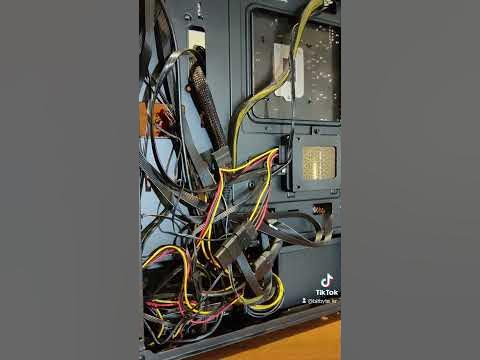 Кабель-менеджмент, наче він є, а гаче і немає!?) #пк #pc #computer # ...