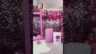 Barbie party Decorations/ Balloon Garland