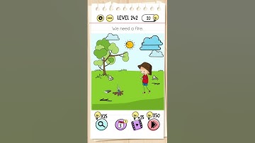 brain test level 242 We need a fire 🔥