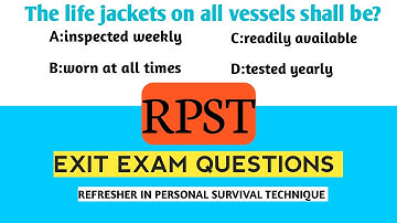 Refresher PST Exit Exam Question and Answer |PST Exit Exam Questions Latest