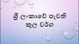 Castes in Sri Lanka ( ශ්‍රි ලංකාවේ කුල වර්ග )