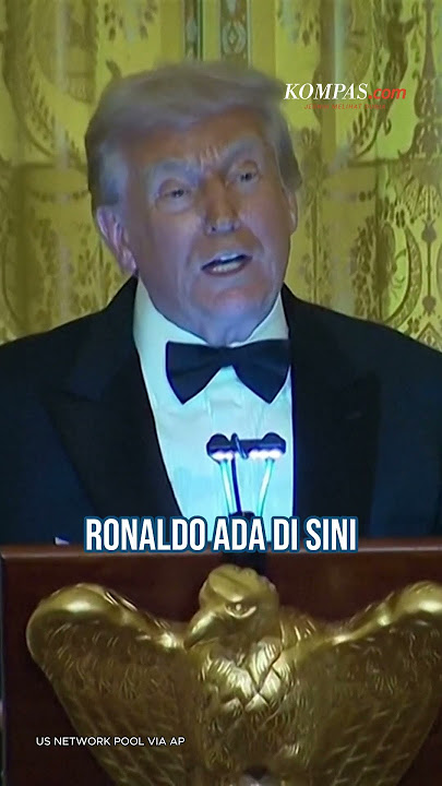 Ronaldo Necis, Hadiri Jamuan Makan Malam Mewah Trump-Pangeran MBS