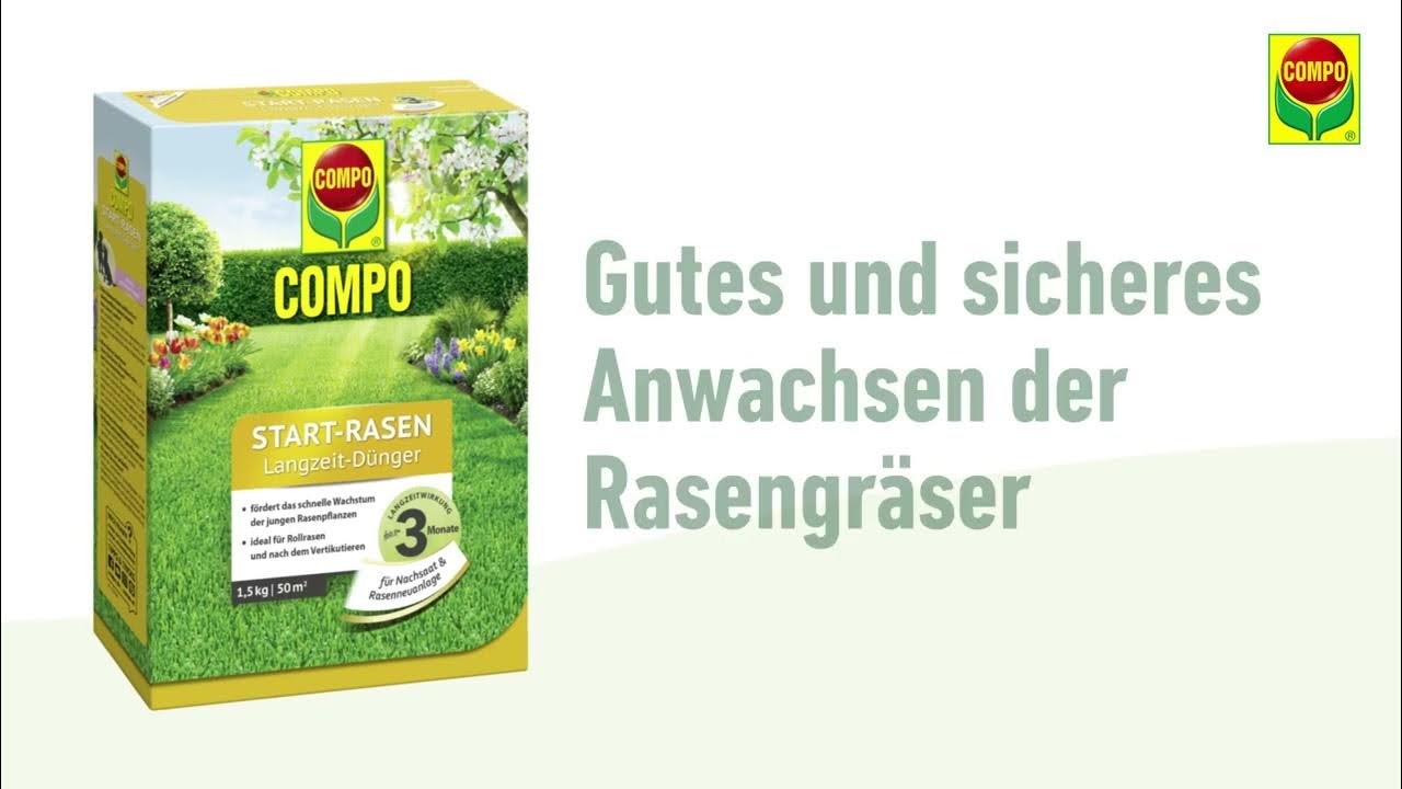 COMPO StartRasen LangzeitDünger YouTube