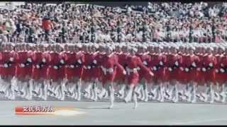 China Female Military Parade HD Soveit March Red Aler 3