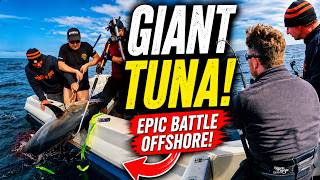 Man in Underwear Vs Huge Fish - Bass Strait Southern Bluefin with Finding Joe!