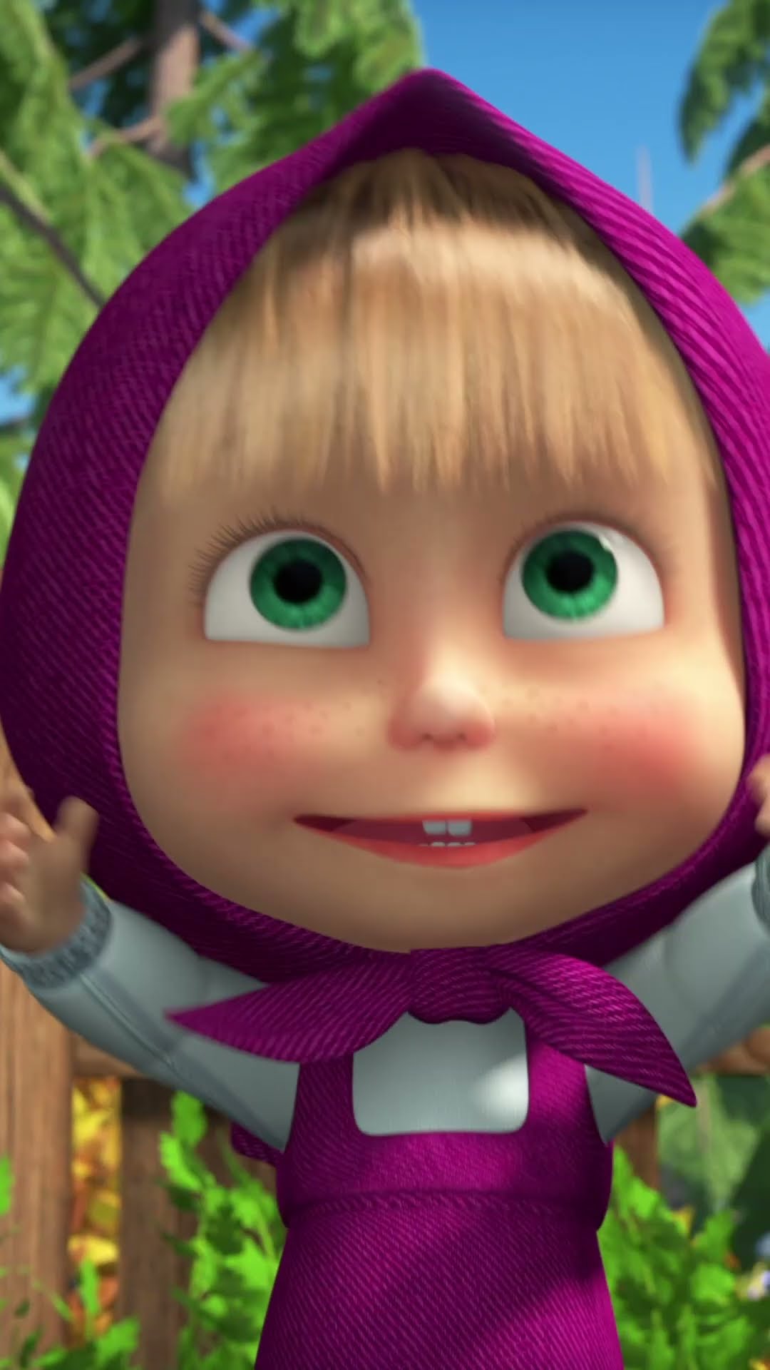 اتصل بالمطر! المحاولة الأولى ?☔ mashabeararabic #shorts #arabic #mashaandthebear# #ماشاوالدب #مضحك