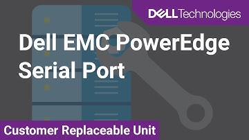 How to replace the serial port on a Dell EMC PowerEdge T550