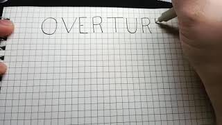 Brush Pen Calligraphy Basic Drills - The overturn stroke