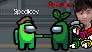 Corpse &amp; Jack SIMP for Sykkuno BUT he&#39;s the Impostor! | Proximity Chat Among Us ft. Valkyrae, Toast