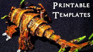 How to Craft a Rust Monster Miniature for D&D (Templates + Crafting Tutorial)