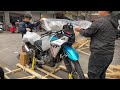 Unboxing new stock cf moto 450 mt #cfmoto #450mt
