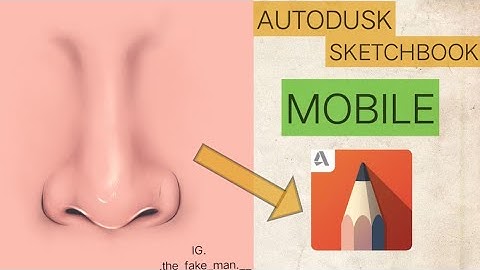 How to draw nose / /Malayalam // autodusk sketchbook mobile //tutorials//speedart