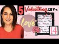 ❤5 Way COOL, Dirt CHEAP Valentines DIY DECOR Ideas on a Dollar Tree Budget!