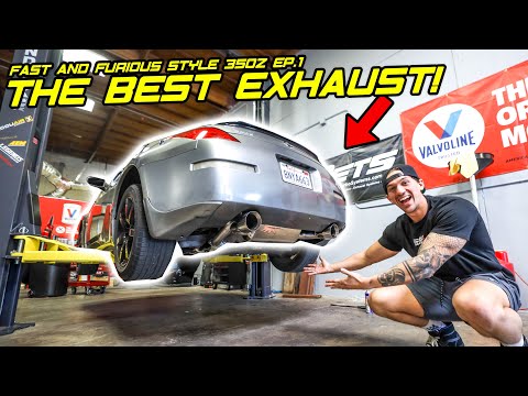 Installing the PERFECT 350z Exhaust! | Building Fast and Furious Style 350z Ep. 1