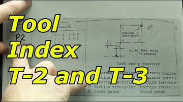 Mazak Lathe Tool Change Position T 2 T 3 Control