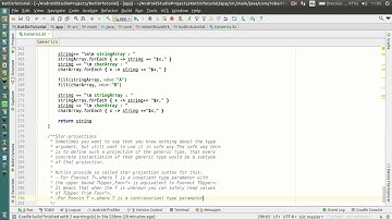 Android Kotlin Tutorial #094 - Generics - Star-projections