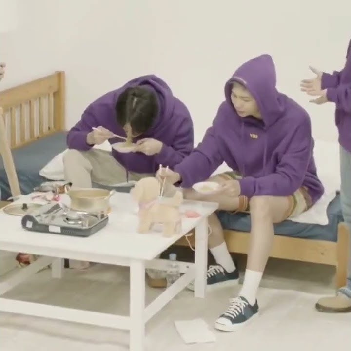 NAMJIN on a Ramen Date as the model of ARMY COLLECTION 'SHOW' by #JIMIN 😍 #JIN #RM #BTS