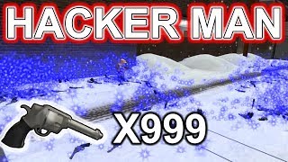 ARSENAL MURDER HACKER LAGS MY GAME, BAD GUY GAMEPLAY | ROBLOX