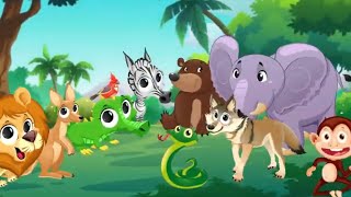 Deep in the Zoo Song | Learn Zoo Animal Sounds for Toddlers | Kids Learning Videos