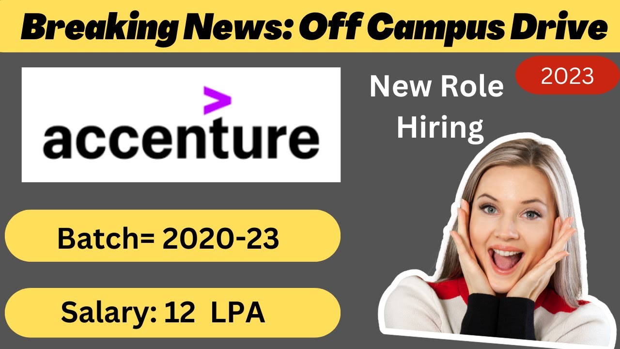 Accenture Off Campus Drive 2023 | Associate Software Engineer ...